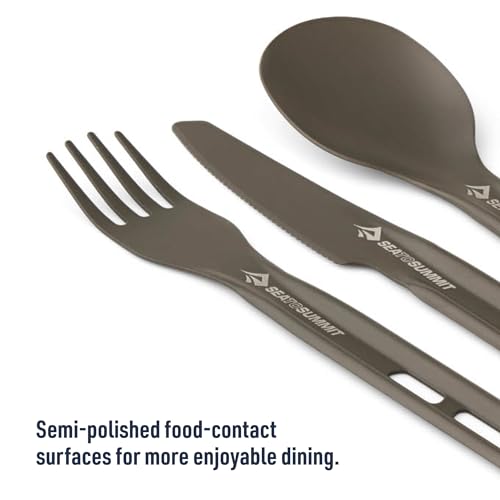 Sea to Summit Frontier Ultralight Cutlery Set, Fork, Spoon and Knife - style: Fork, Spoon, & Knife