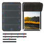 Magnetic RV Door Window Cover 25"x16" - Foldable Magnet Design with UV Protection & Privacy, Waterproof Reflective Fabric for Camper Trailer Door, Essential RV Accessories