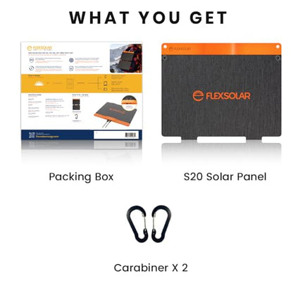 20W Small Solar Panel Charger 5V USB-A USB-C Foldable Portable Lightweight ETFE Power Emergency Panel IP67 Waterproof Hiking Camping Backpacking for Phones Tablets Power Bank - color: 20W