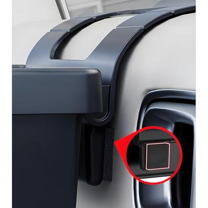 GDQ Car Cup Holder - Hanging Car Door Window Drink Coffee Door Cup Holder with Clip-On Design, No Drill, with Phone Holder, Key Hook & Charging Port Universal Fit for SUV Truck Sedan（1 Pack）