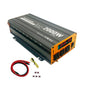 2000 Watt Power Inverter Converter, Car/Truck/RV 12V DC to 110V AC Converter, with LED Display, 3AC Outlets, USB Port - size: 2000W