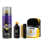Crep Protect Shoe Protector Spray & Premium Sneaker Cleaning Kit, with Brush, Solution, Microfibre Cloth and Reusable Pouch, Sneaker Care Kit