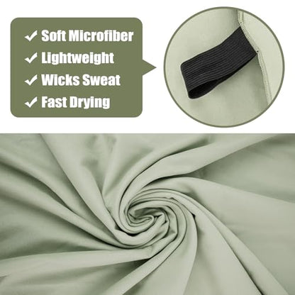 Swimming Pool Towel XL Size Microfiber Quick Dry Camping Hiking Beach Travel Yoga Mat Body Towels (Army Green, 1 Pack XL) - color: Army Green, size: 1 Pack XL
