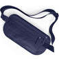VENTURE 4TH Money Belt for Travel – Slim Hidden Under-Clothes RFID Blocking Anti-Theft Passport Holder & Travel Wallet Pouch for Men & Women to Protect Cash, Cards & Documents (Sleek Navy Blue) - color: Sleek Navy Blue