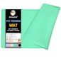 MateeyLife Dog & Cat Food Mat - Waterproof, Nonslip, Raised Edges, Silicone Tray for Messy Drinkers, 24"x16", Mint Green - color: Green, size: 24''×16''