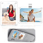 2 Pcs Car Sun Visor Photo Holder, Acrylic Magnetic Car Picture Holder with Visor Clips, Transparent Personalized Frame for Family Photos, Universal Fit for All Vehicles