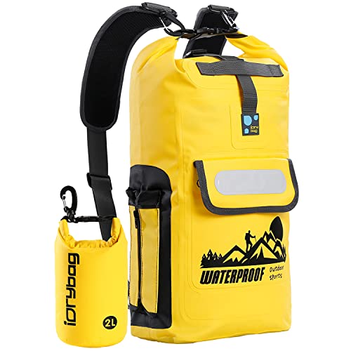 IDRYBAG Dry Bag Backpack - color: Yellow, size: 20L