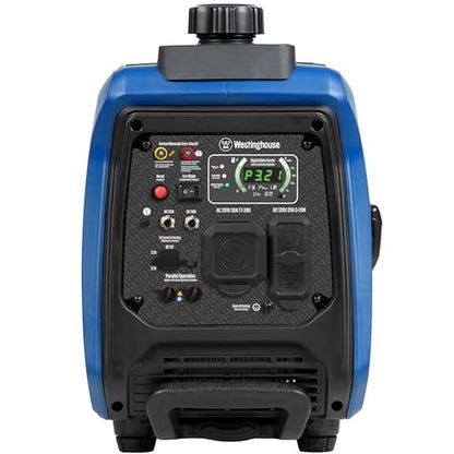 Westinghouse 4000 Peak Watt Super Quiet Portable Inverter Generator, Wheel & Handle Kit, RV Ready 30A Outlet, Gas Powered, CO Sensor, Parallel Capable - style: 4000 Watts - Gas Only - Recoil Start