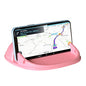 Loncaster Car Phone Holder, Car Phone Mount Silicone Car Pad Mat for Various Dashboards, Slip Free Phone Stand Compatible with iPhone, Samsung, Pink - color: Pink