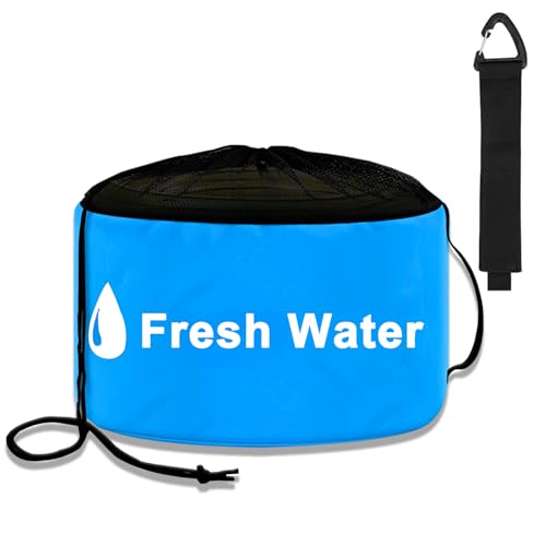 1-Pack Blue RV Hose Storage Bag, RV Utility Bag, Waterproof RV Sewer Hose Storage RV Equipment Storage for Fresh/Black Water Hoses and Electrical Cords, Camper Tools Accessories - color: Blue