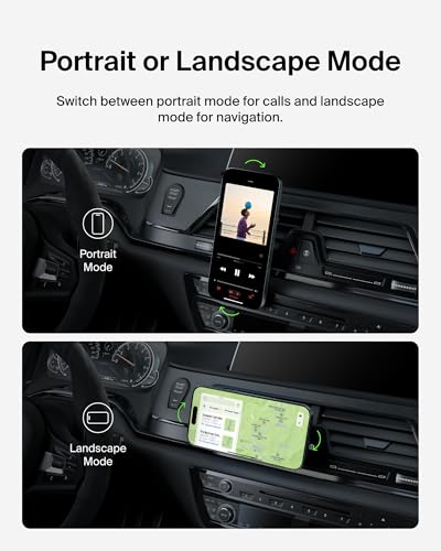 Belkin MagSafe Vent Mount Pro - MagSafe Phone Mount for Car, Magnetic Phone Holder Compatible with iPhone 17, 16, 15, Series, 14 Series, Pixel 10, and More - Gray - style: New
