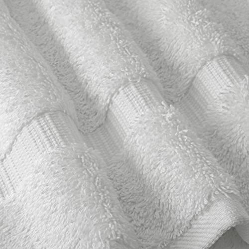 Chakir Turkish Linens 4 Piece Extra Large Bath Towels, 100% Cotton Luxury Turkish Towels for Bathroom, Soft Absorbent Bath Towels, 30 x 60 Inches, White - color: White