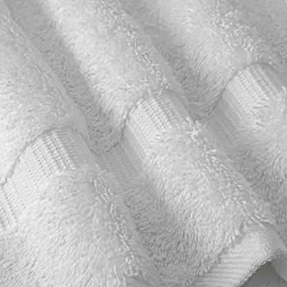 Chakir Turkish Linens 4 Piece Extra Large Bath Towels, 100% Cotton Luxury Turkish Towels for Bathroom, Soft Absorbent Bath Towels, 30 x 60 Inches, White - color: White