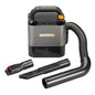 WORX WX030L 20V Power Share Cordless Cube Vac Compact Vacuum, Black - style: with battery and charger