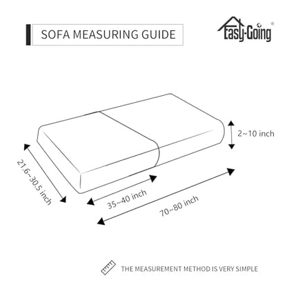 Easy-Going Stretch Individual Couch Cushion Cover Sofa Seat Furniture Protector Sofa slipcover Soft Flexibility with Elastic Bottom(2 Piece Cushion Sofa, Camel) - color: Camel, size: 2 Cushion Sofa