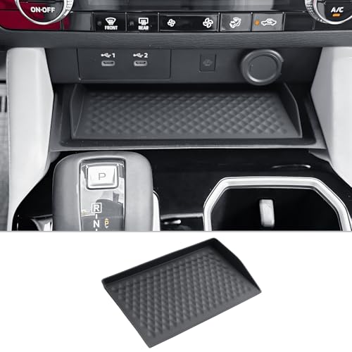 CDEFG for 2025 2026 Outlander Center Console Organizer for 2025 2026 Outlander Accessories Middle Console Storage Box Wireless Charging Cover - color: Wireless Charging Cover for 2025-2026 Outlander