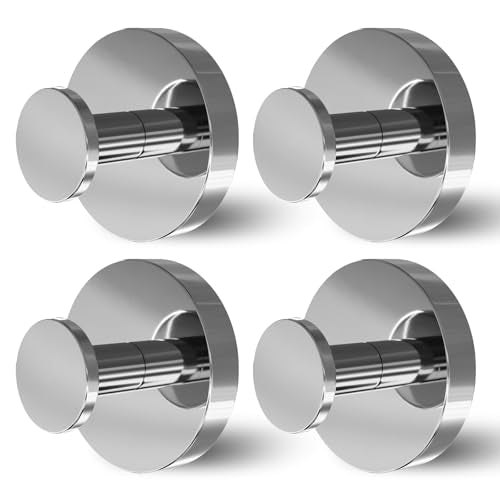 Shower Hooks for Inside Shower,Suction Cup Hooks for Glass Window,Removable Towel Hooks for Bathrooms,4 Packs(Mirror) - color: Mirror, size: 4 Pack