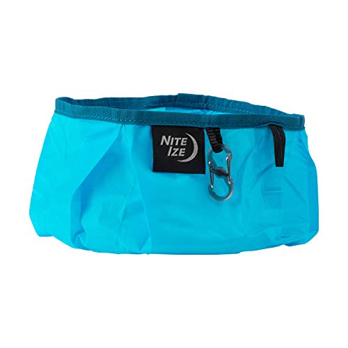 Nite IZE RadDog Collapsible Dog Bowl, Lightweight Food and Water Bowl - color: Blue