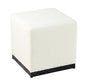 HomePop 16" Cube Ottoman - Cream Boucle - color: Cream Boucle