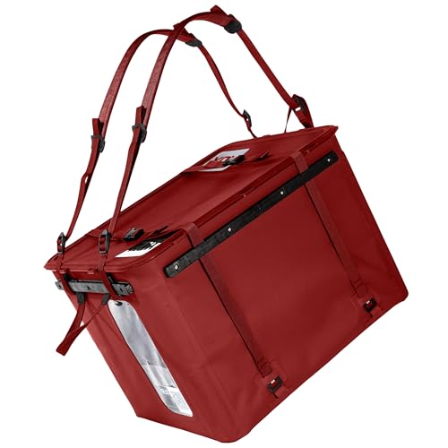 RUX 70L Collapsible Gear Box (Mars Red) - Modular Adventure Storage Solution For Camping Storage, Overlanding, Off-road And Van Life - Weatherproof, Durable and Multifunctional - color: Mars Red