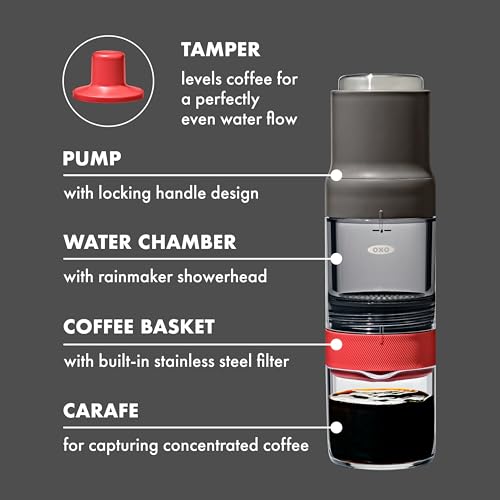 OXO Outdoor Rapid Brewer with Travel Bag - size: One Size, style: Case and Outdoor Rapid Brewer