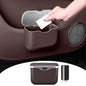 HOLDCY Car Trash Can, Waterproof Multi‑Functional Auto Trash Bin for Door/Console/Seat Back, Universal Vehicle Garbage Can for Car/Truck/SUV Drivers (Brown) - color: Brown