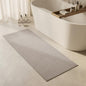 Triohero Bathroom Runner Rug, Long Bath Mat Washable Thin Quick Dry Low Pile Bathroom Runner Rugs 24 x 60 Non Slip, Beige 24"x60" - color: Beige, size: 24"x60"