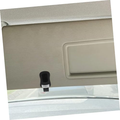 2pcs Car Visor Sunglasses Holder Multifunctional Eyeglasses Clip Organizer for Vehicles Secure Grip Design Fit for All Eyewear Stylish Auto Accessories for Drivers