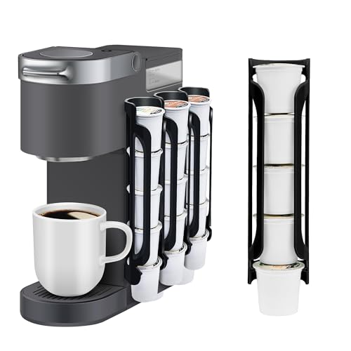 kedofa K Cup Holder for Keurig: Coffee Pod Holders for Counter Small Space - Kcup Holders for Wall Mount (3, Black) - color: Black, size: 3 Pack /For 15 K-Cups