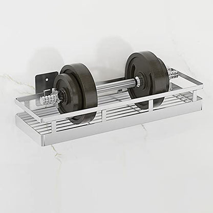 2PCS Kitchen Spice Rack, SUS304 Stainless steel Wall Mount Storage Rack, Seasoning Container, 15.7Inch Spice Organizer, Kitchen Seasoning Hanging Rack, Bathroom Shelf for Storing Toiletries - size: 15.7Inch 2PC