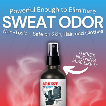 Arrest My Vest Military Grade Odor Eliminating Spray for Body Armor, Tactical Gear, and K9 Equipment. Safe on All Ballistic Vests, Fabrics, & Police Gear - Unscented - 1 Gallon Bottle - size: 128 fl oz (1 Bottle)