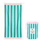 Dock & Bay Beach Towel - Quick Dry, Sand Free - Compact, Lightweight - 100% Recycled - Includes Bag - Pastel Pier - Large (160x90cm, 63x35)