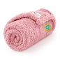 Luciphia Premium Fleece Pet Blanket for Small Medium Dogs Puppy Soft Sherpa Calming Cat Throw Blankets(Pink,57x40 inches) - color: Pink, size: 57x40 inches