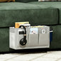 Dual-Purpose Bedside Caddy Organizer Hanging Storage Bag Dorm Storage for Home, Dorm, Bunk, Hospital Beds, Bed Caddy Holder with 6 Pockets for Magazines, Books, Phones, Remotes, Bottles