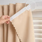 Self Adhesive Curtains - No Drilling, No Rod, Easy to Install Blackout Curtains for Window Blinds,Bedroom(Beige 35 * 59in-1P) - color: Beige, size: 35"W x 59"L (Pack of 1)