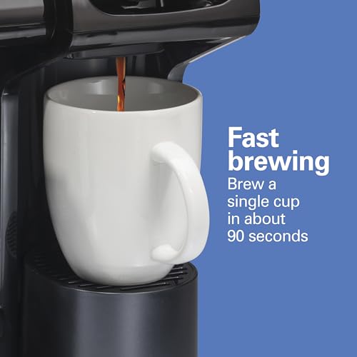 Hamilton Beach FlexBrew Trio 2-Way Coffee Maker, Compatible with K-Cup Pods or Grounds, Combo, Single Serve & Full 12c Pot, Black - Fast Brewing (49902JN) - color: Black, Fast Brewing, New for 2026
