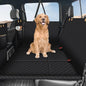 Lekereise Dog Car Seat Cover for Back Seat,Large Hard Bottom Dog Hammock for Car,Camping Air Mattress, Hammock Travel Bed for Truck Car SUV (Black)