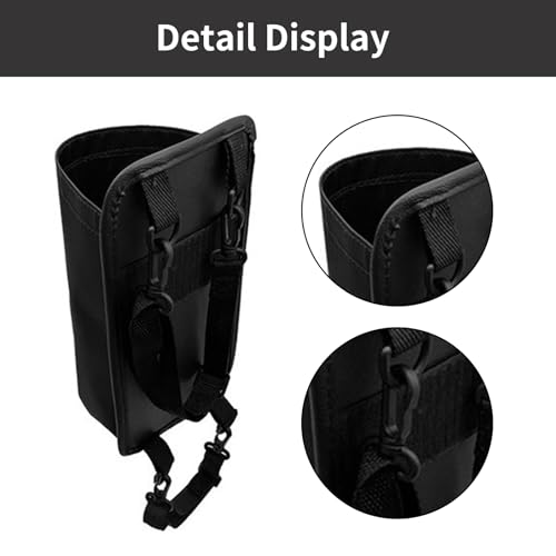 1 Pcs Black Cup Holder Large Cup Holder, Car Water Bottle Holder Bag, Hanging Anti-Drop Seat Car Seat Side-Hanging Storage Bag, Car Water Cup Storage Bag for Most Car Models