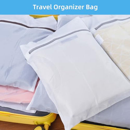 GOGOODA Mesh Laundry Bags for Delicates Durable Protective Wash Bags Travel Storage Bags for Intimates Lingerie, 7PCS （1XXL,2L,2M,2 Bra Bags） - size: 1XXL,2L,2M,2 Bra Bags