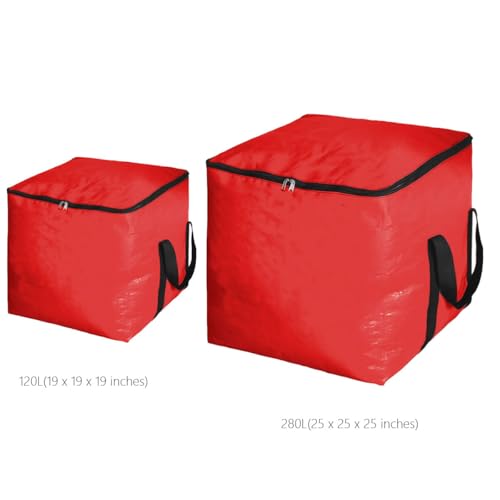 Extra Large Cube Moving Bags (Black, 19"x19"x19" - 2 Pack) | Heavy Duty, Water-Resistant, Foldable, For Clothes, Bedding, Blankets & Pillows, Reusable Alternative to Moving Boxes - color: Black, size: 19"x19"x19" - 2 Pack