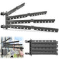 Saillong RV Clothes Drying Rack, Iron Material, 4 Sturdy Arms, Holds up to 48 Pieces of Clothing Once, Motorhomes Ladder Drying Rack for Laundry (1 Pack)