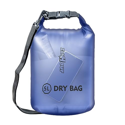 Waterproof Dry Bag - Roll Top Transparent Storage Bag,2L/5L/10L/20L,Suitable for Traveling, Swimming, Kayaking, Camping, Fishing, Rainy Day Trips - color: Blue, size: 2L