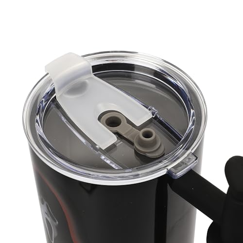 Bioworld Ghostface Text and Logo 40 Oz. Stainless Steel Tumbler With Dagger Handle - color: Ghostface Text and Logo