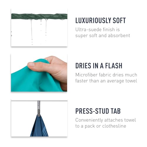 Beach Towel Microfiber Travel & Gym & Camping Towel Oversized. Quick Dry - Super Absorbent 20"*48"-Army Green - color: Amry Green, size: 20*48Inches