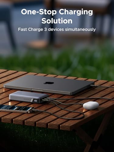 UGREEN 20000mAh 100W Power Bank, Nexode Portable Charger USB C 3-Port PD Fast Charging Battery Pack Digital Display for iPhone 17/16, MacBook, iPad, Galaxy S26 Ultra, Steam Deck, Dell XPS and More
