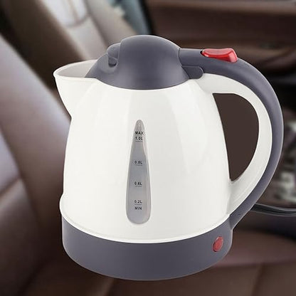 Car Electric Kettle, Portable 1000ml 24V Travel Car Truck Kettle Electric Automatic Shut Off Portable Water Heater Boiler Stainless Steel Kettles for Tea Coffee Making
