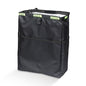 Car Trash Can 3.5 Gallons Ultra Large Car Trash Bag Hanging, Capacity Organizer and Storage with Adjustable Straps, Leakproof Lining and Spring Frame Closure for Interior Stuff Storage - size: Pack of 1