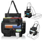 LIWSHWZ Seat Organizer Front Seat,Patrol Bag Law Enforcement with Large Storage,Universal Fit for Front & Back Seats,Dedicated Tablet and 17 Inch Laptop Storage,for Truck Office, Police,Black - size: 17.72" L x 13.78" W x 5.9" H