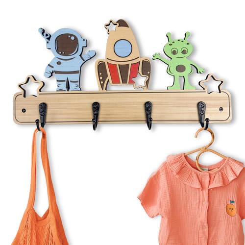 Dog Leash Holder for Wall Mount, Farmhouse Wooden Dog Claw Hooks, Paws Key Rack Accessories for Rustic Home Decor (Space) - size: space