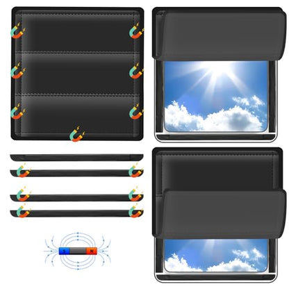 Veharvim Shade Cover, Sun Visor Extender for Car, Visor Extender Attachment for Car